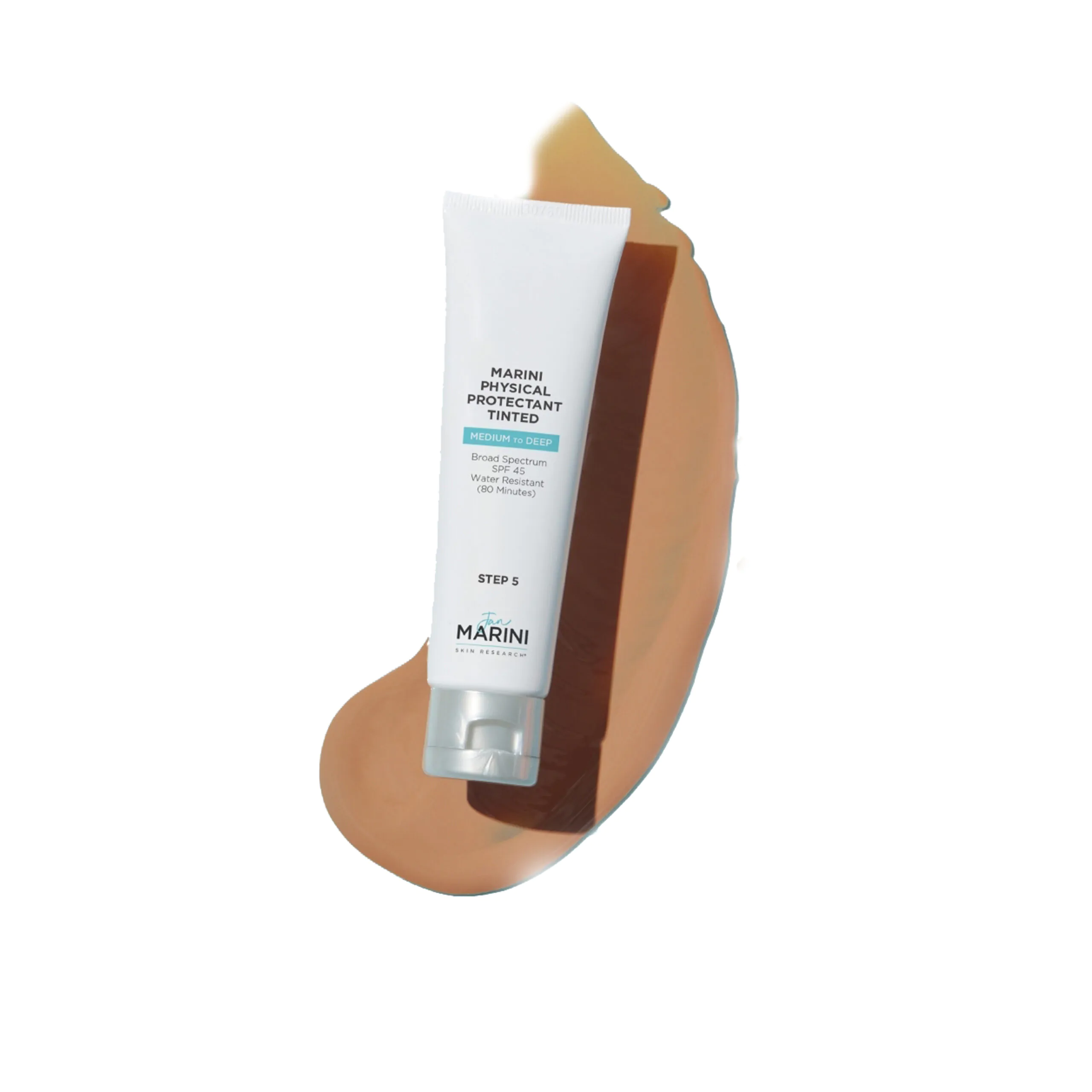 Marini Physical Protectant spf45 (tinted deep) 57гр Солнцезащитный крем с тональным эффектом с spf45 deep  – JAN MARINI Защита от солнца Фотография