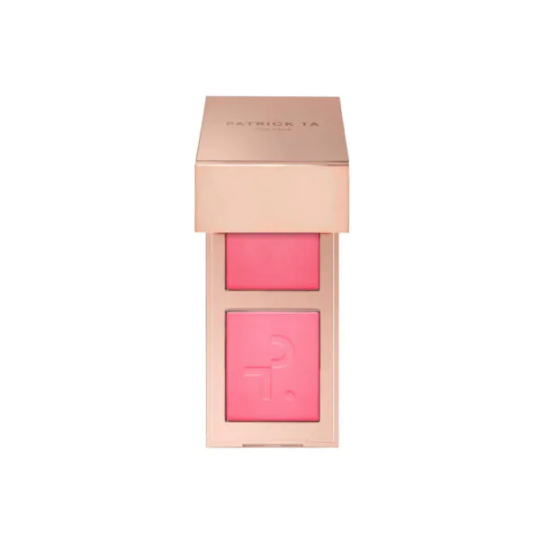 PATRICK TA FOR FACE DOUBLE-TAKE CREAM&POWDER BLUSH DUO – SHE’S  THAT GIRL мини Румяна, хайлайтеры Фотография