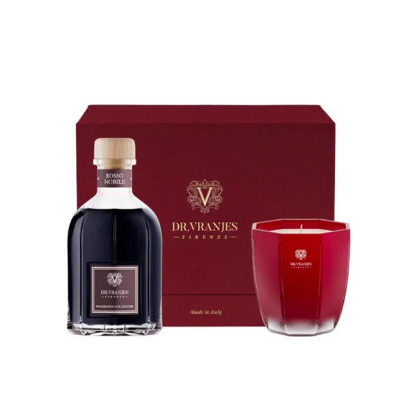 Подарочный набор Rosso Nobile Диффузор 250 мл + Ароматическая свеча 200гр Ароматы для дома Фотография