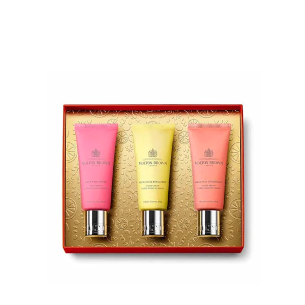 Molton Brown Hand Care Set (Mandarin & Bergamot/Rhubarb & Rose/Cypress & Marine Fragrance) Гели, мыло, пены Фотография