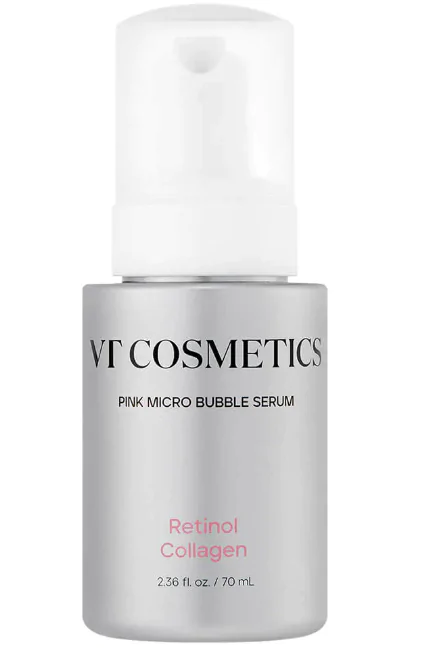 VT Cosmetics Retinol Collagen Pink Micro Bubble Serum Уход для волос Фотография