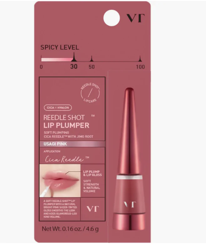 VT Cosmetics Lip Plumper Reedle Shot Usagi Pink Плампер для губ с микроиглами оттеночный светлый розовый, 4,6 гр Помады, блески и масла для губ Фотография